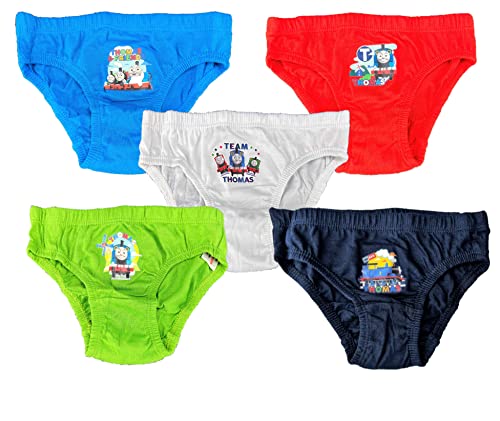 Boys Thomas the Tank 5 Pair Cotton Briefs