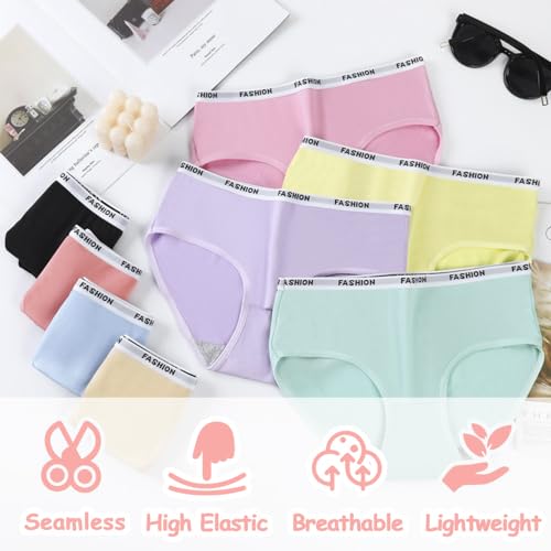 Girls Seamless Briefs: High Elasticity, Fashionable & Comfortable