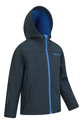 Kids Softshell Jacket - Breathable, Showerproof, Fleece Lined