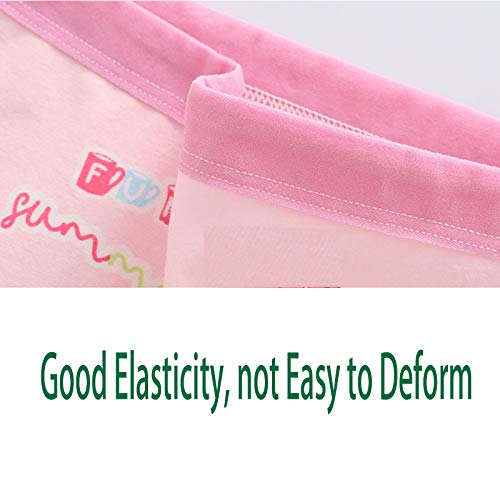 Pack of 12 Girls' Comfortable Cotton Knickers (Size L, 5-7 Years)