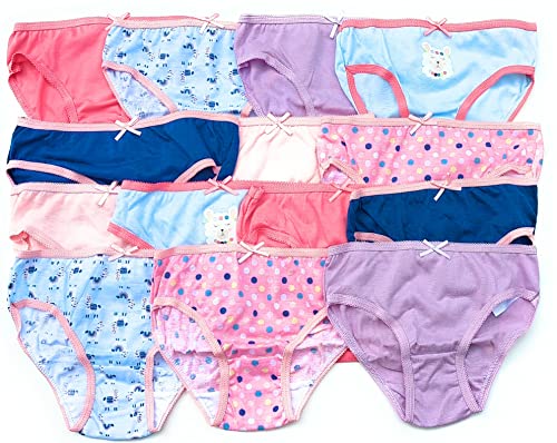 TF Kids Girls 14-Pack Briefs Underwear Multicolor