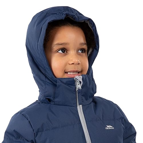 Trespass Unisex Kids Tiffy Jacket, Navy Tone, 5-6 Years UK