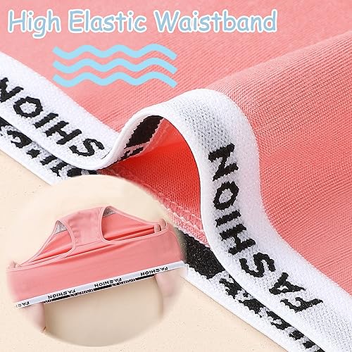 8-Pack Sunvivid Teen Girls Seamless Knickers for Ages 8-18