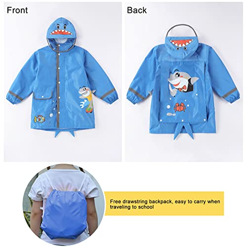 Hovkib Kids Raincoat - Cartoon Waterproof Rain Jacket