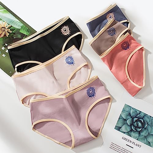 Teen Girls' 12-Pack Comfy Cotton Briefs (Multicolor, 11-14Years)