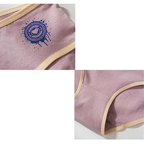 Teen Girls' 12-Pack Comfy Cotton Briefs (Multicolor, 11-14Years)