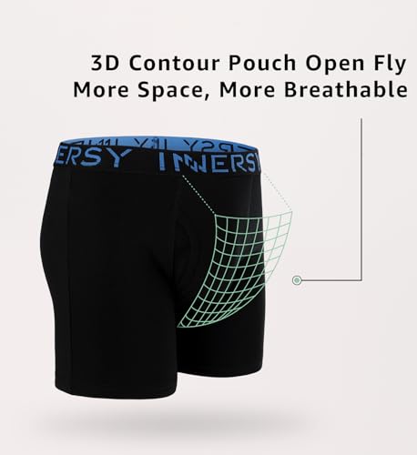 Boys 5-Pack Black Cotton Boxers with Fly