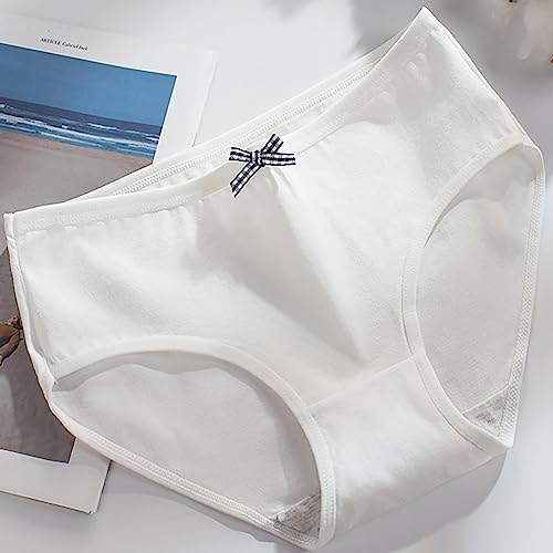 Teen Girls' 12-Pack Comfy Cotton Briefs (Multicolor, 11-14Years)