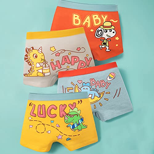 Boys Cotton Dinosaur Boxer Shorts (12 Pack) - Size M