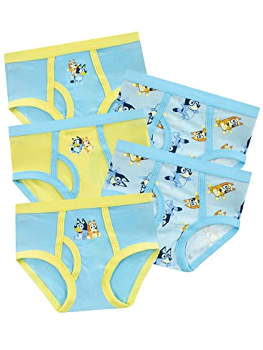 Bluey Boys Briefs 5 Pack Multicolour 3-4 Years
