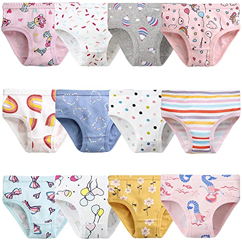 Girls' Pure Cotton Balloon Briefs 8-9 Years