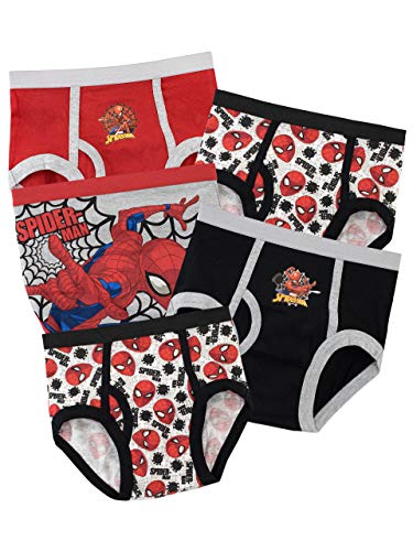 Marvel Spiderman Briefs 5-Pack Age 3-4 Years