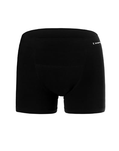 Teen Girls' Black Period Panties by INNERSY, Pack of 3
