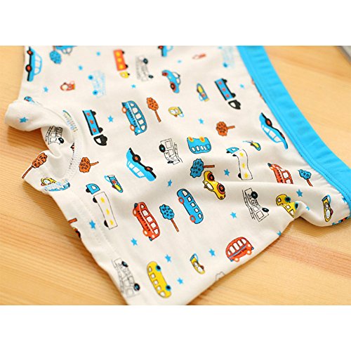 Little Boys' Soft Cotton Briefs - Truck Pattern (2-4 Years)