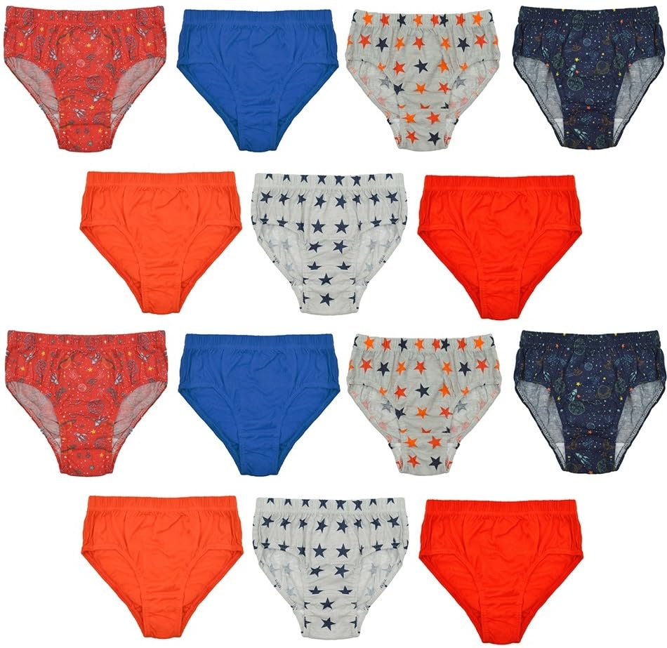 TF Kids Boys Briefs Underwear 14 Pairs - Multicolor