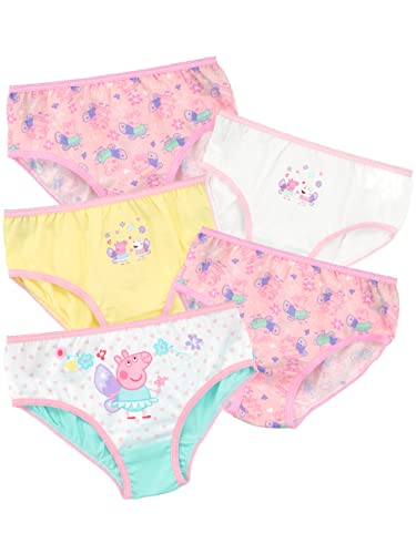 Peppa Pig 5-Pack Girls Underwear, 4-5 years