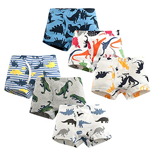 LeQeZe Boys Cotton Underpants - 6 Pack