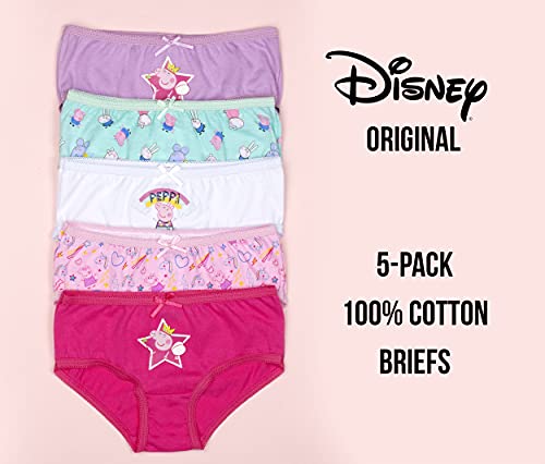 Peppa Pig Girls Cotton Briefs - 5-Pack (4-5)