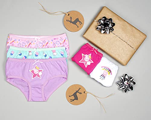 Peppa Pig Girls Cotton Briefs - 5-Pack (4-5)