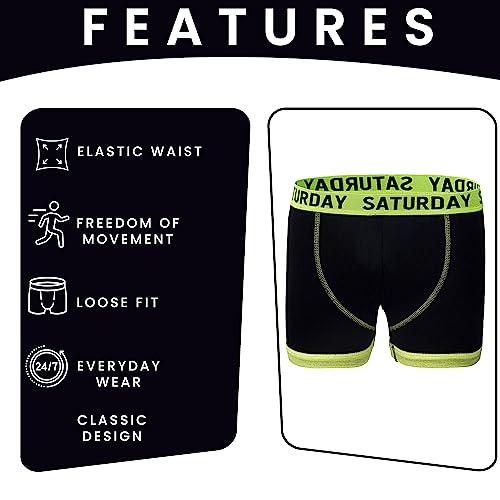 Boys' 7-Day Week Boxers: Cotton Rich, Size 13