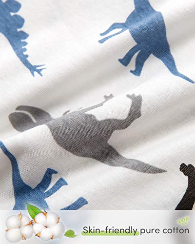 Adorel Dinosaur-Print Boys Cotton Boxers 5-6 Years