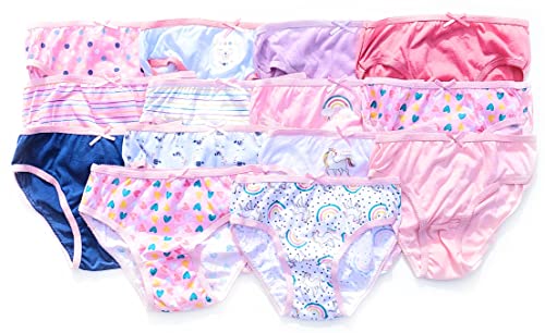 Tom Franks Girls 14-Pack Briefs Underwear Multicolor