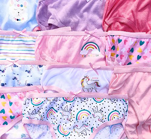 Tom Franks Girls 14-Pack Briefs Underwear Multicolor