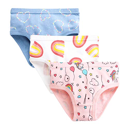 JackLoveBriefs Girls' Knickers - Pack of 9 - Size 100
