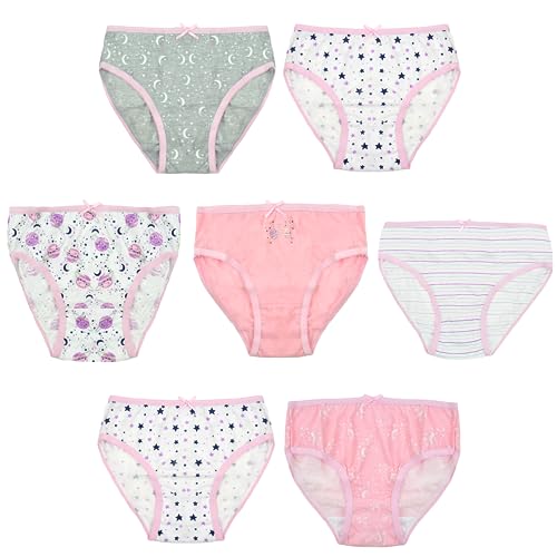 Colorful Girls Briefs Set - Soft and Breathable