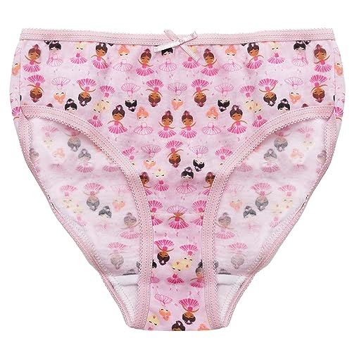 Girls Cotton Mix Underwear Pack - Age 3-4 - 7 Ballerina Designs