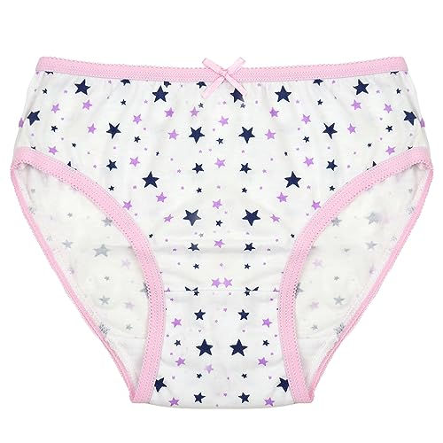 Colorful Girls Briefs Set - Soft and Breathable