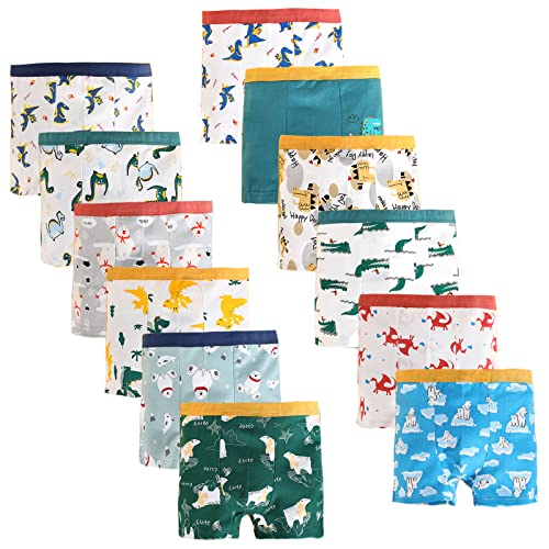 JackLoveBriefs Boys Boxer Shorts Cotton 12 Pack