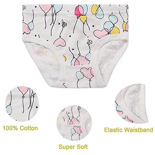 JackLoveBriefs Girls' Knickers - Pack of 9 - Size 100