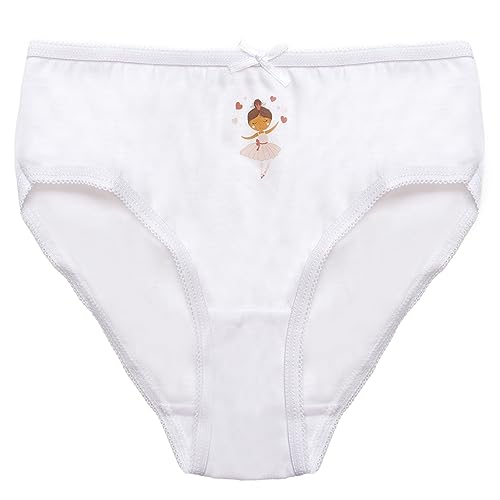 Girls Cotton Mix Underwear Pack - Age 3-4 - 7 Ballerina Designs