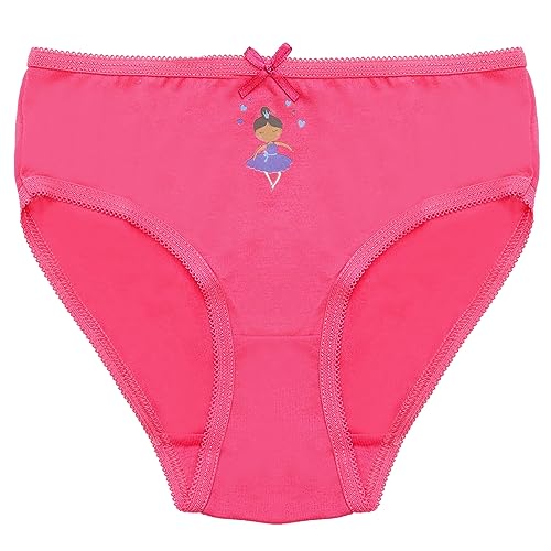 Girls Cotton Mix Underwear Pack - Age 3-4 - 7 Ballerina Designs