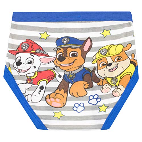 Paw Patrol Boys Chase Marshall Rubble Briefs Pack of 5 Multicoloured Age 3 to 4 Years