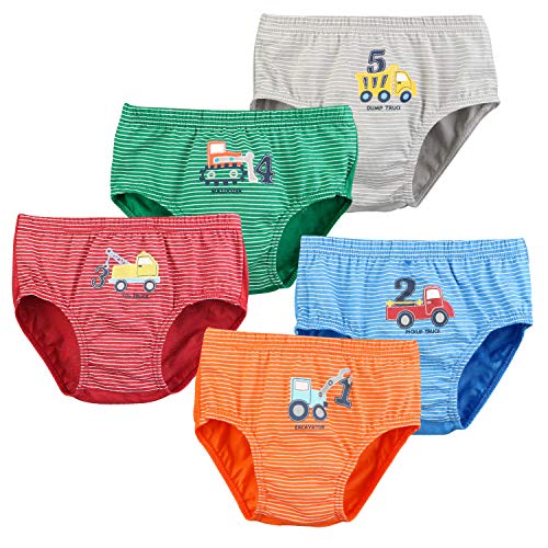 Striped Car Truck Boys Underwear, Multicoloured, 2-3 Years