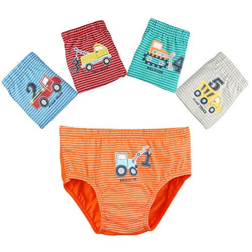 Striped Car Truck Boys Underwear, Multicoloured, 2-3 Years