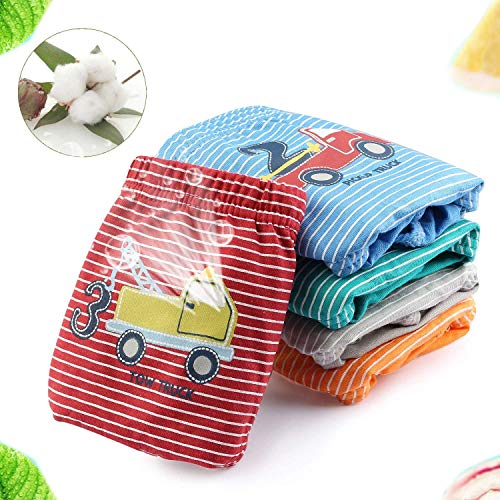 Striped Car Truck Boys Underwear, Multicoloured, 2-3 Years