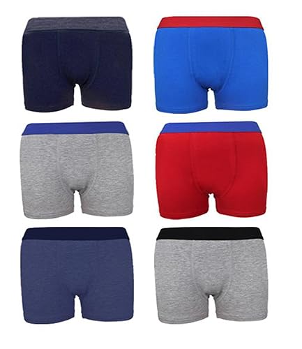 ITRAT® Boys Classic Cotton Boxers Shorts Trunks (13 Years)
