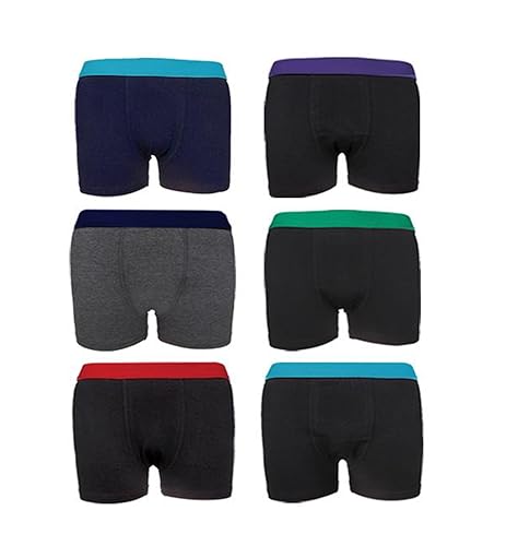 ITRAT® Boys Classic Cotton Boxers Shorts Trunks (13 Years)