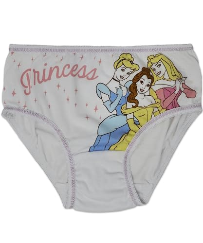 Disney Princess 5-Pack 100% Cotton Briefs - Belle, Cinderella & Aurora