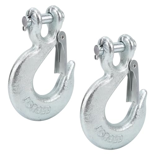 AUCELI 1/4" Safety Chain Hooks, 12,600 lbs Grade