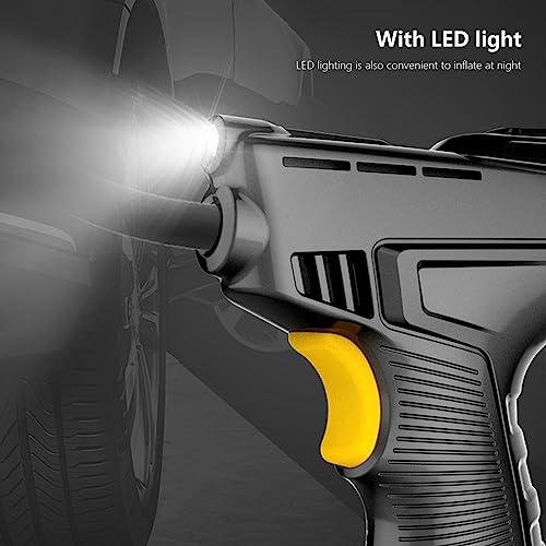 12V Portable Air Compressor with Digital Display & LED Light