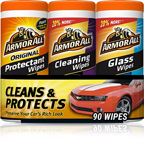 Armor All Car Cleaning Wipes - 30 Count (Pack of 3)