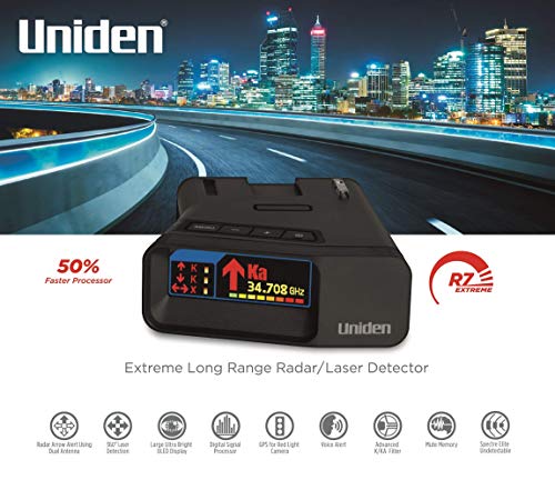 Uniden R7 Radar Detector with GPS & Dual-Antennas