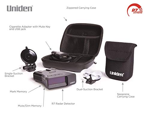 Uniden R7 Radar Detector with GPS & Dual-Antennas