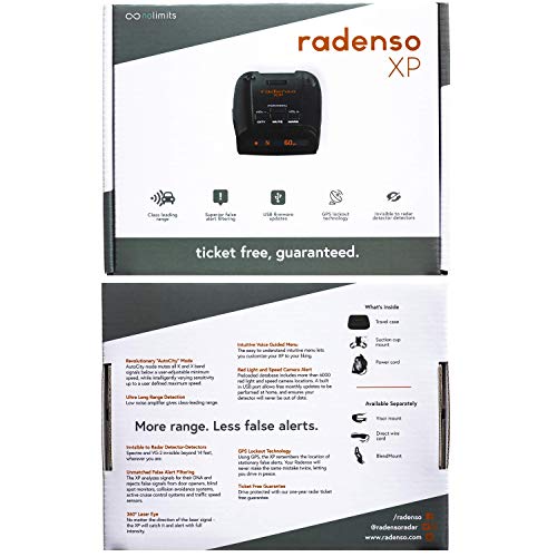 Radenso XP GPS-Locked Radar & Laser Detector