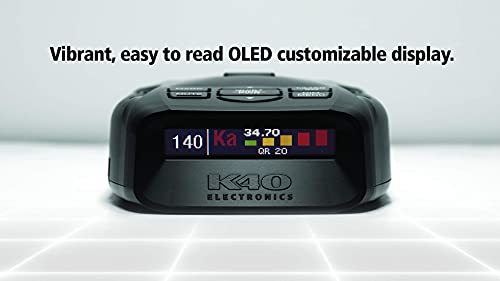 K40 Platinum100 Radar Detector: GPS, Voice Alerts