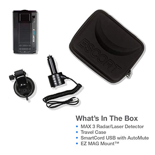 Escort MAX 3: Bluetooth Laser Radar - Premium Range